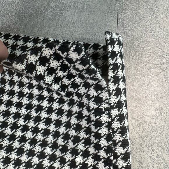 Old Navy Black White Houndstooth High Waisted Pull On Ankle Pants Womens Plus 22 - Picture 8 of 12